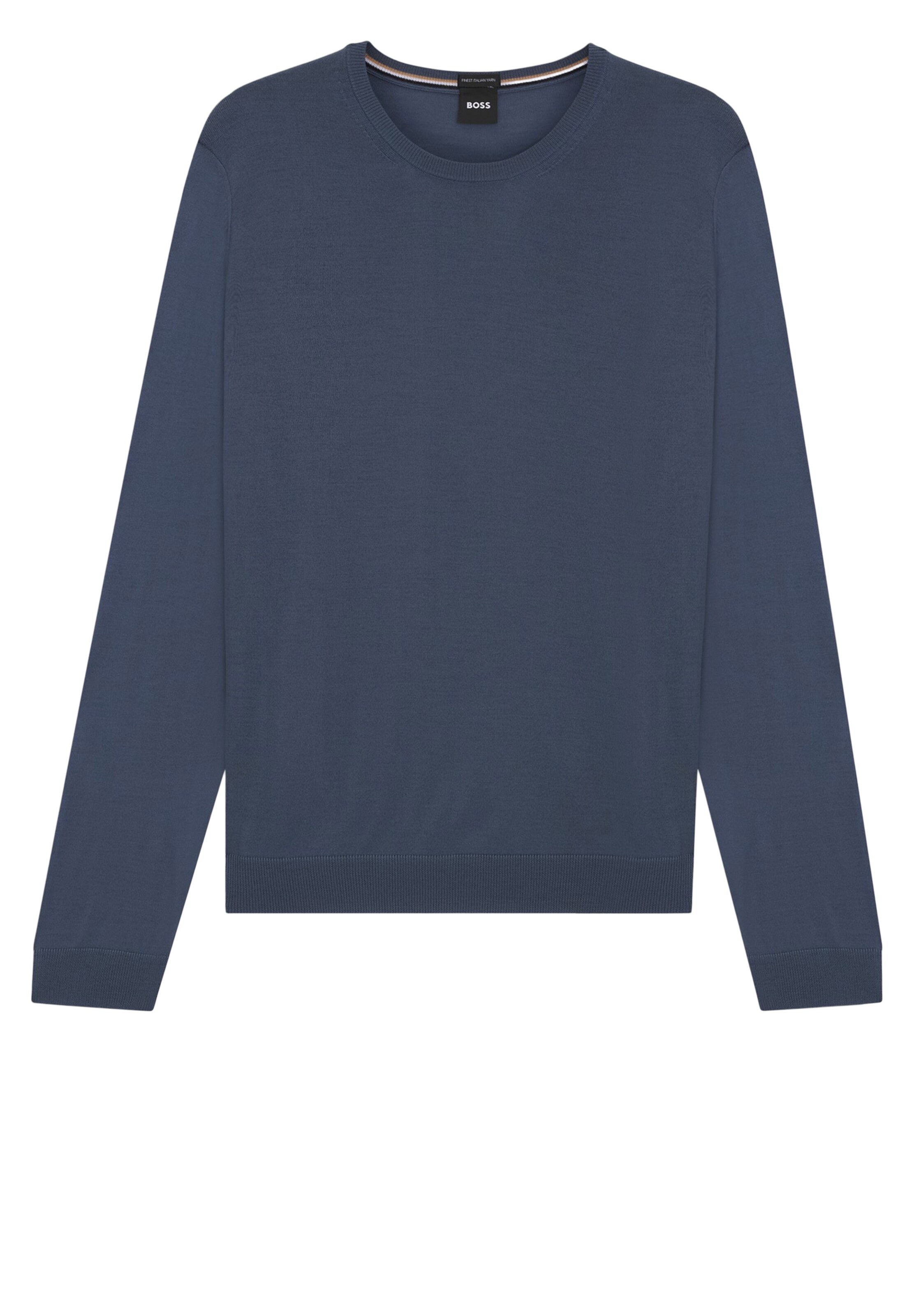 BOSS Pullover 'Leno-P' in Blau: Vorderseite