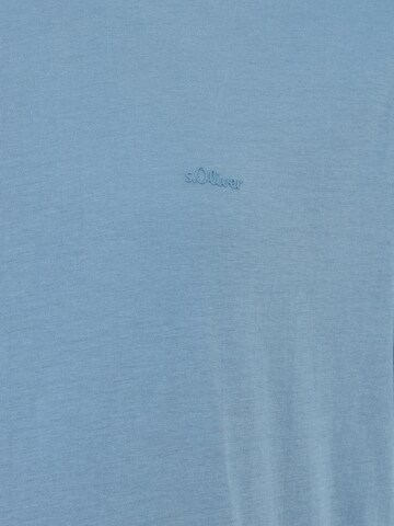 s.Oliver Men Big Sizes Shirt in Blue