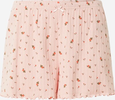 AERIE Pyjamahose in grün / rosa / rot, Produktansicht