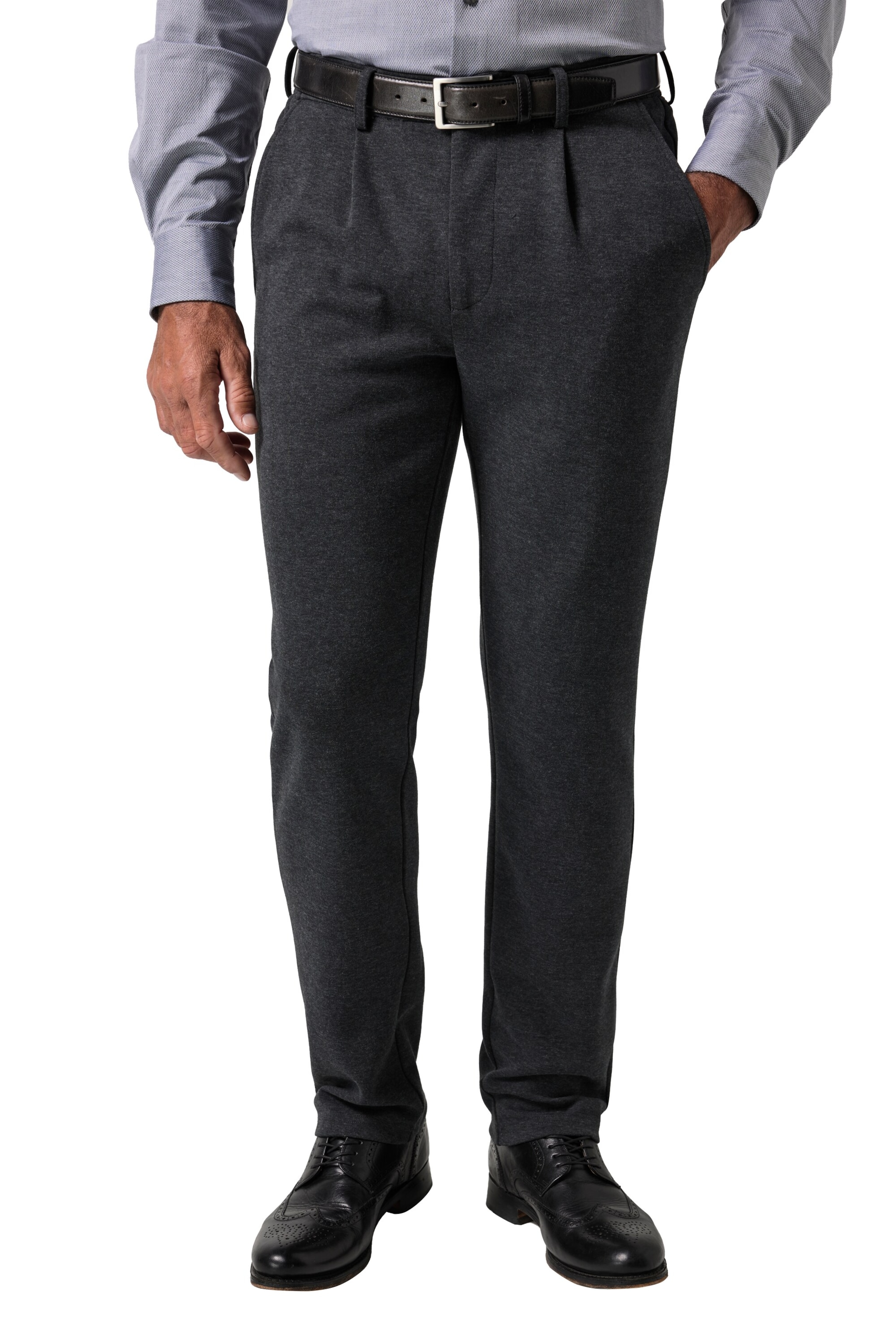 JP1880 Regular Trousers in Grey: front