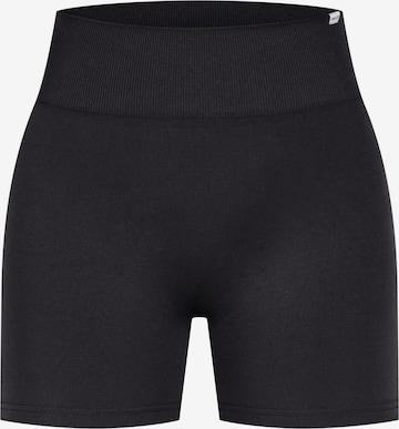 Pantalon de sport Smilodox en noir : devant