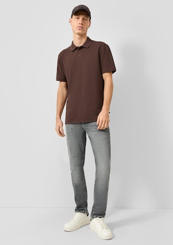 QS Poloshirt in Braun