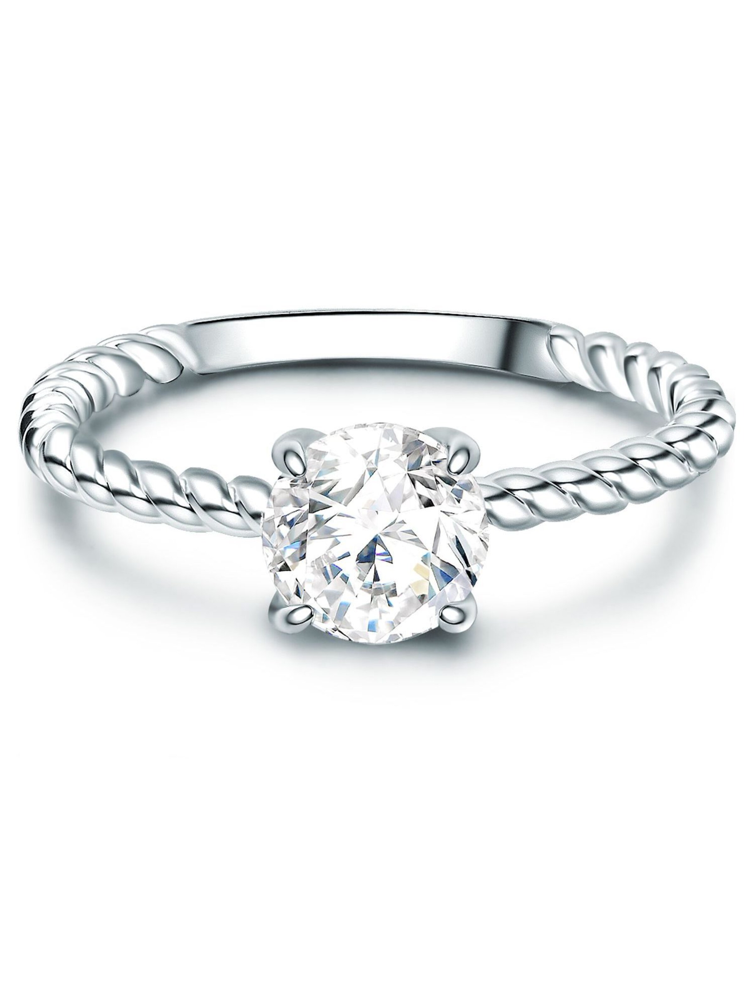 Trilani Ring in Silver: front