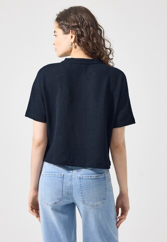 STREET ONE Strickjacke in Blau