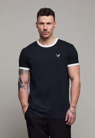 Maglietta di Distorted People in nero: frontale