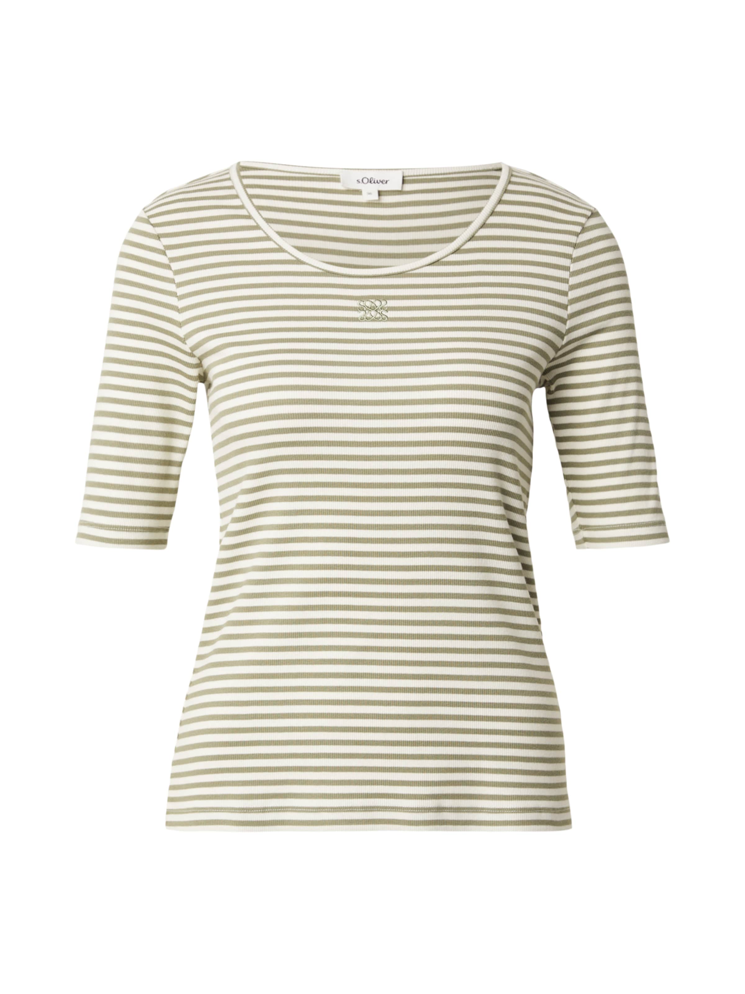 T-shirt s.Oliver en vert : devant