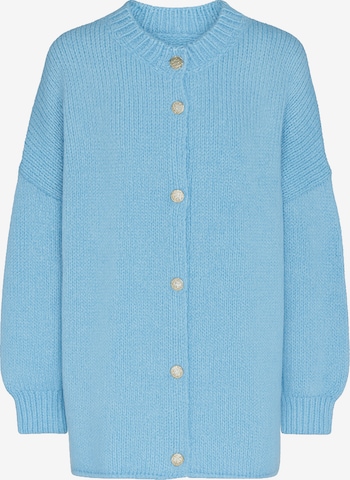 Elara Cardigan i blå: forside