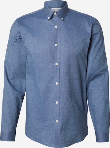 Chemise Lindbergh en bleu : devant