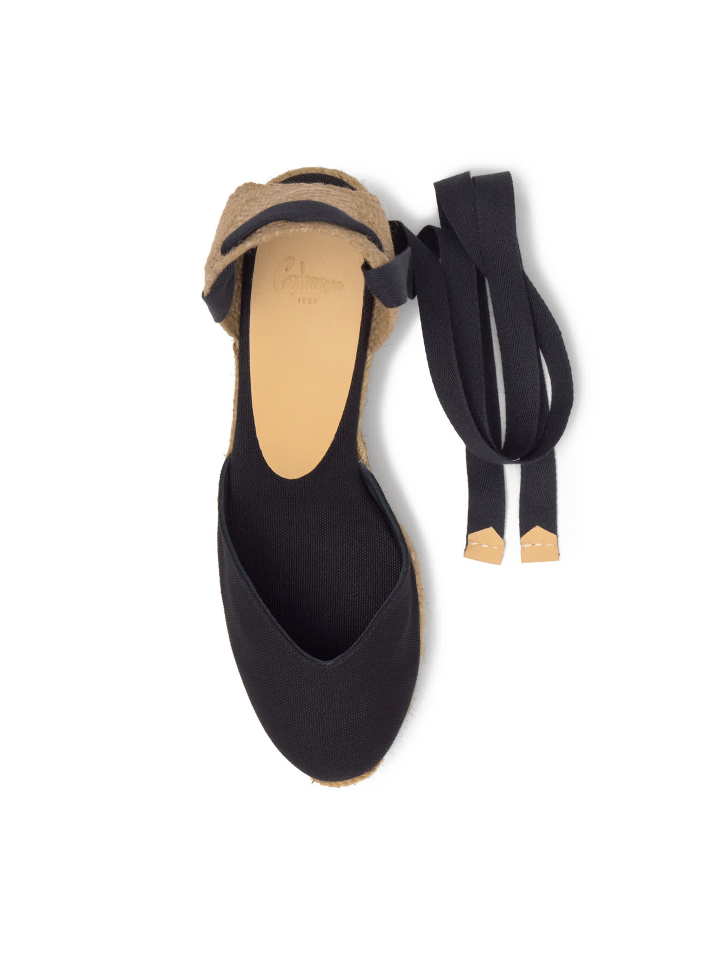 juoda Castañer Espadrilės 'CHIARA'