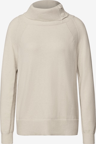 STREET ONE Sweater in Beige: front