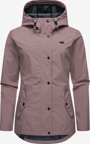 Veste outdoor 'Margge Shell' Ragwear en violet : devant