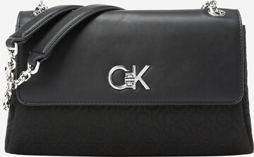 Borsa a spalla di Calvin Klein in nero: frontale