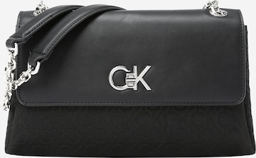 Borsa a spalla di Calvin Klein in nero: frontale