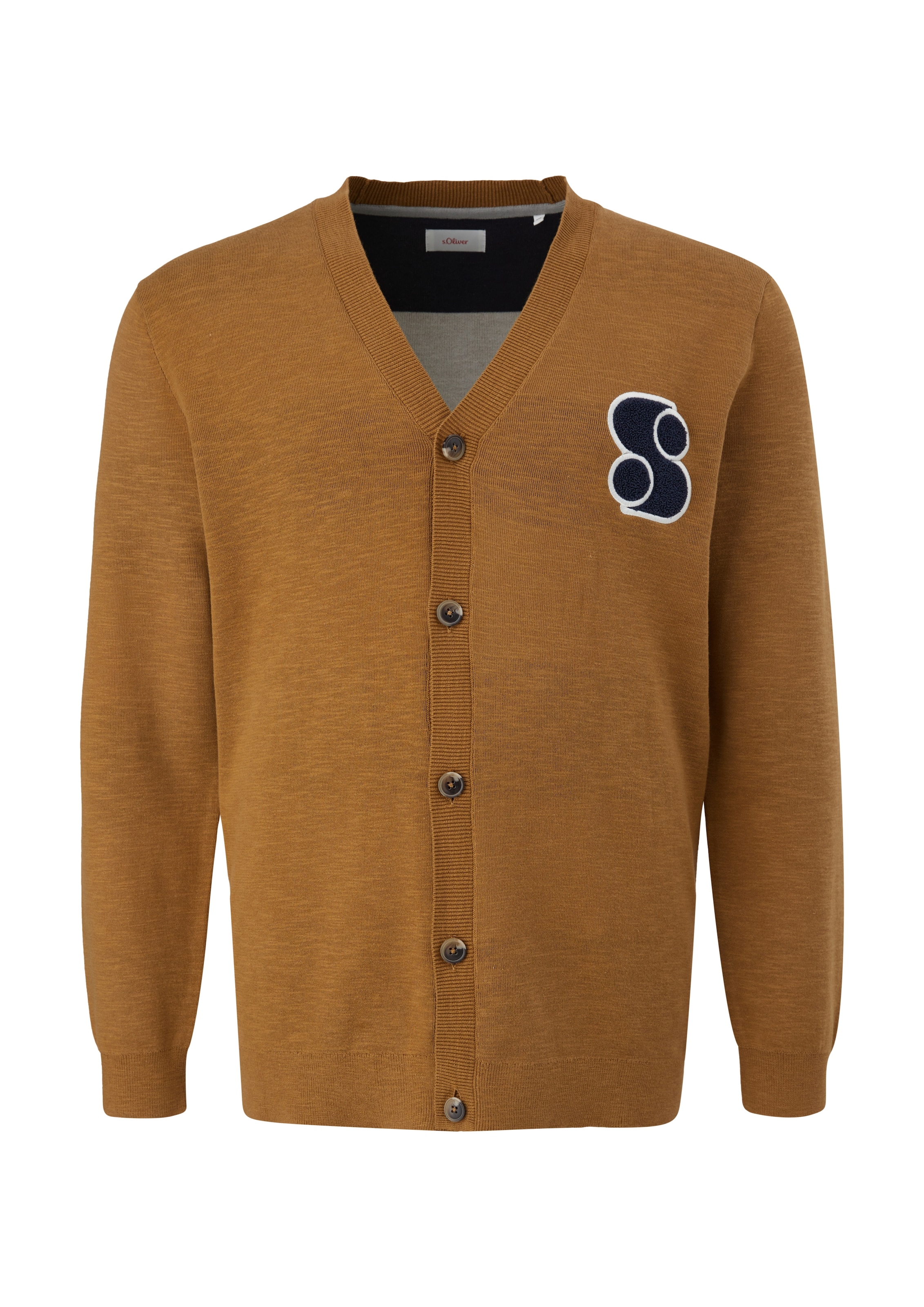 s.Oliver Strickjacke in Braun: Vorderseite