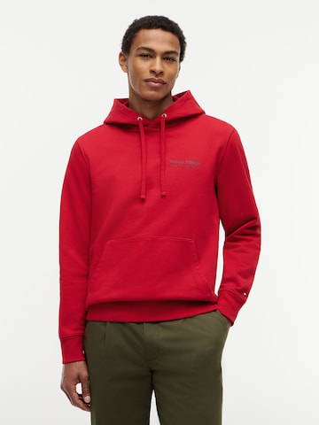 Sweat-shirt TOMMY HILFIGER en rouge : devant