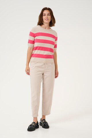 Pull-over 'Lizza' Kaffe en beige