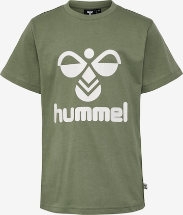 Hummel Performance Shirt 'Tres' in Green: front