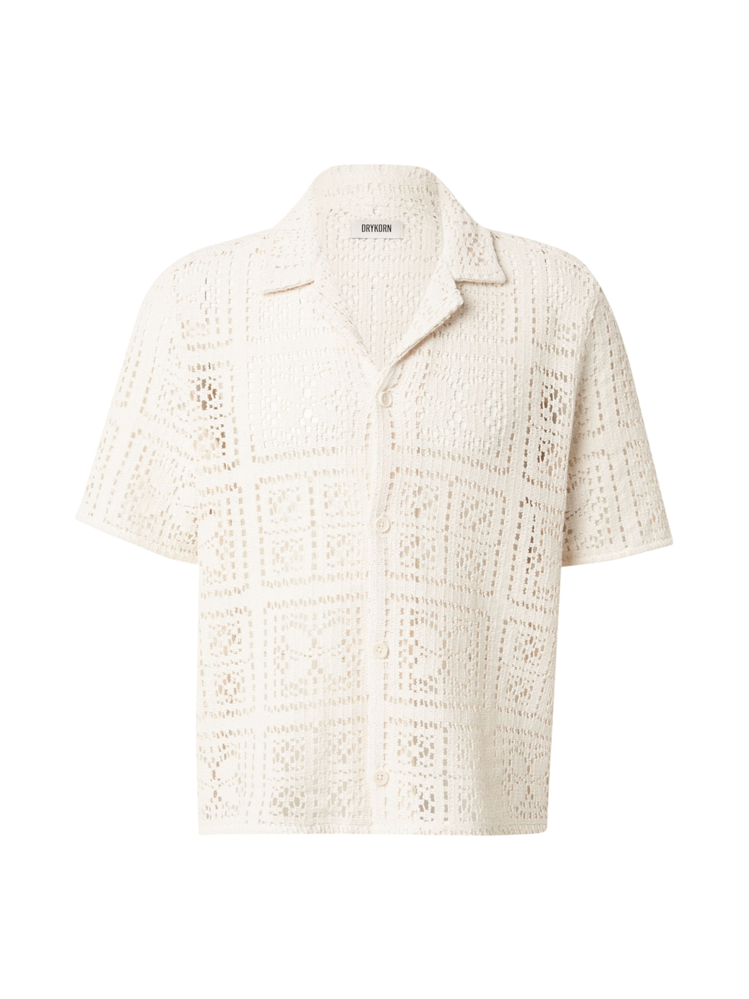 DRYKORN Comfort fit Button Up Shirt 'BIJAN_2' in White: front