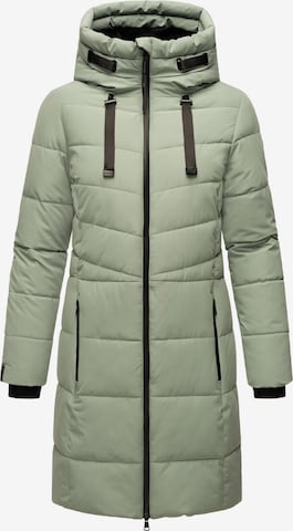 MARIKOO Χειμερινό παλτό 'Natsukoo XVI' σε πράσινο: μπροστά