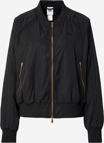 juoda ADIDAS ORIGINALS Demisezoninė striukė: priekis
