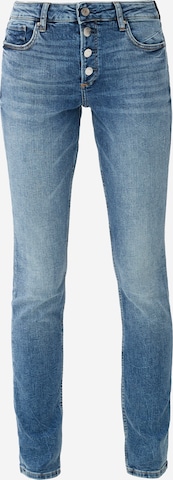 QS Slimfit Jeans 'Catie' in Blauw: voorkant