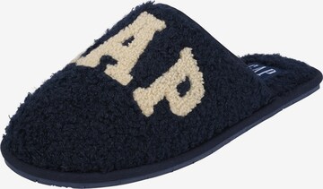 GAP - Pantufa 'Plano' em azul: frente