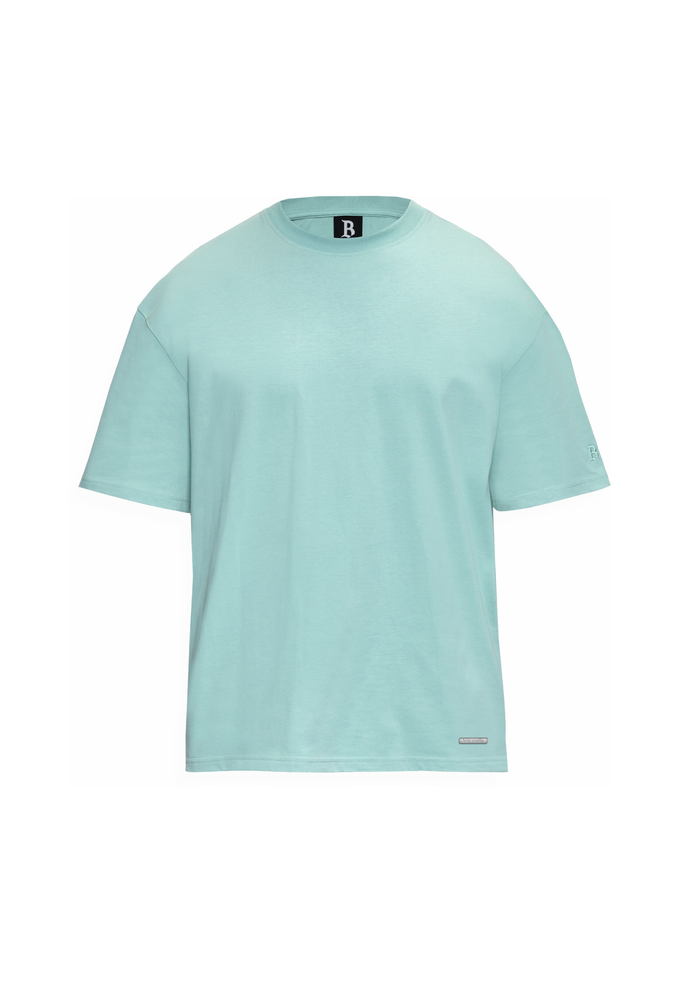 T-Shirt Dropsize en bleu : devant