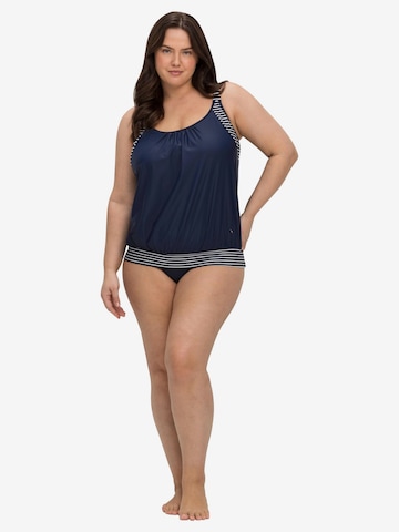 SHEEGO Tankini Top in Blue