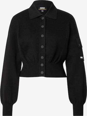 Barbour International Kardigán 'Gigi' - fekete: elől