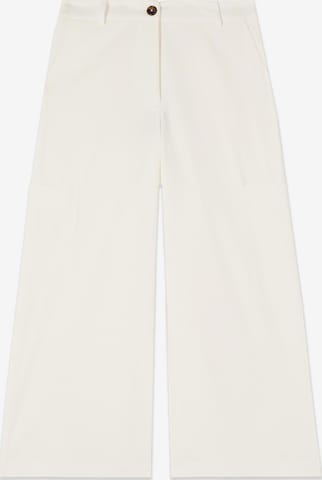 Pantaloni di oltre in bianco: frontale