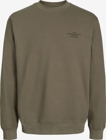 JACK & JONES Sweatshirt in Green: front