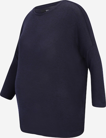 Vero Moda Maternity Shirt 'Brianna' in Blauw: voorkant