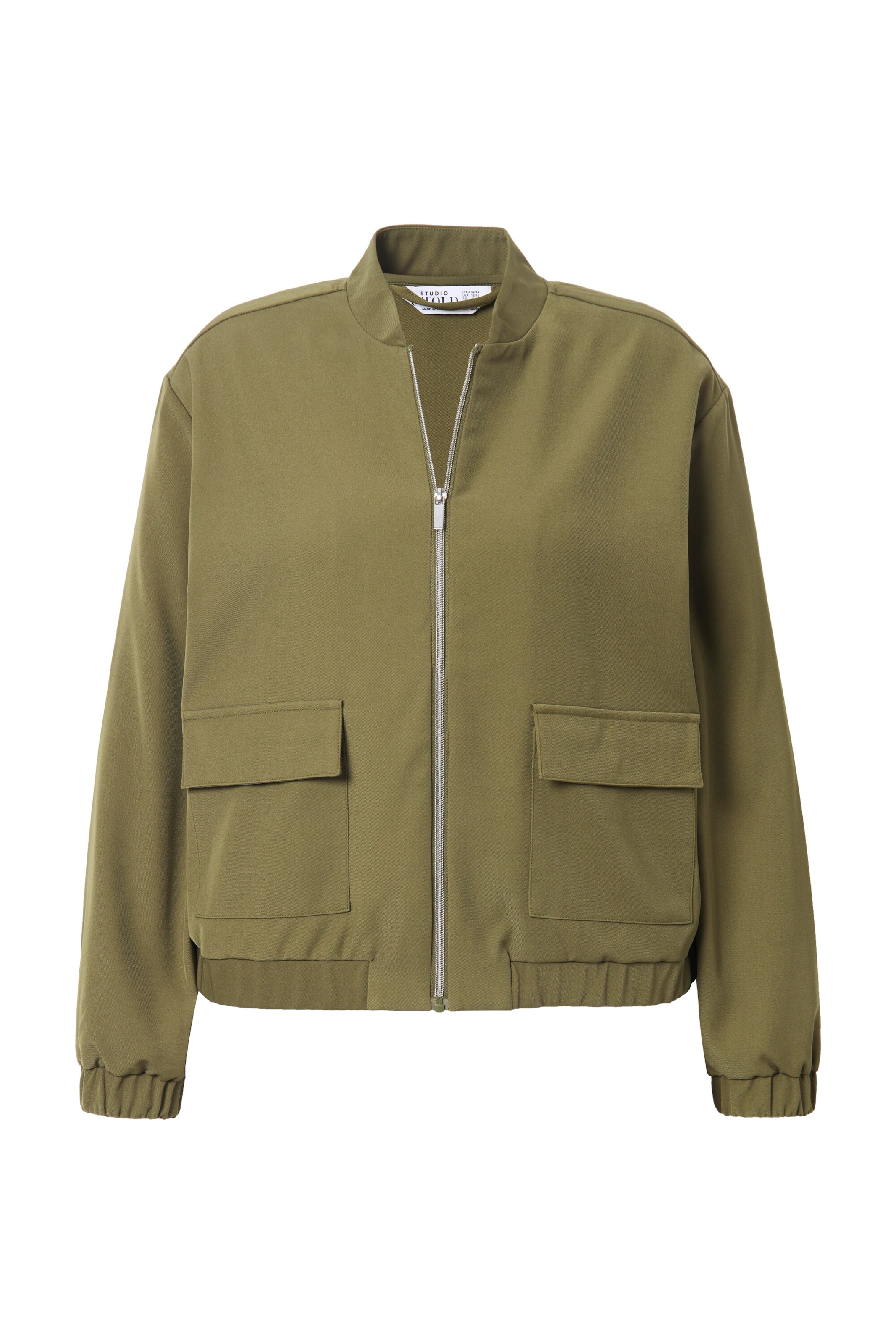 Studio Untold Übergangsjacke in Grün: Vorderseite