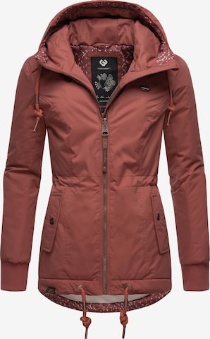 Veste fonctionnelle 'Danka' Ragwear en marron : devant