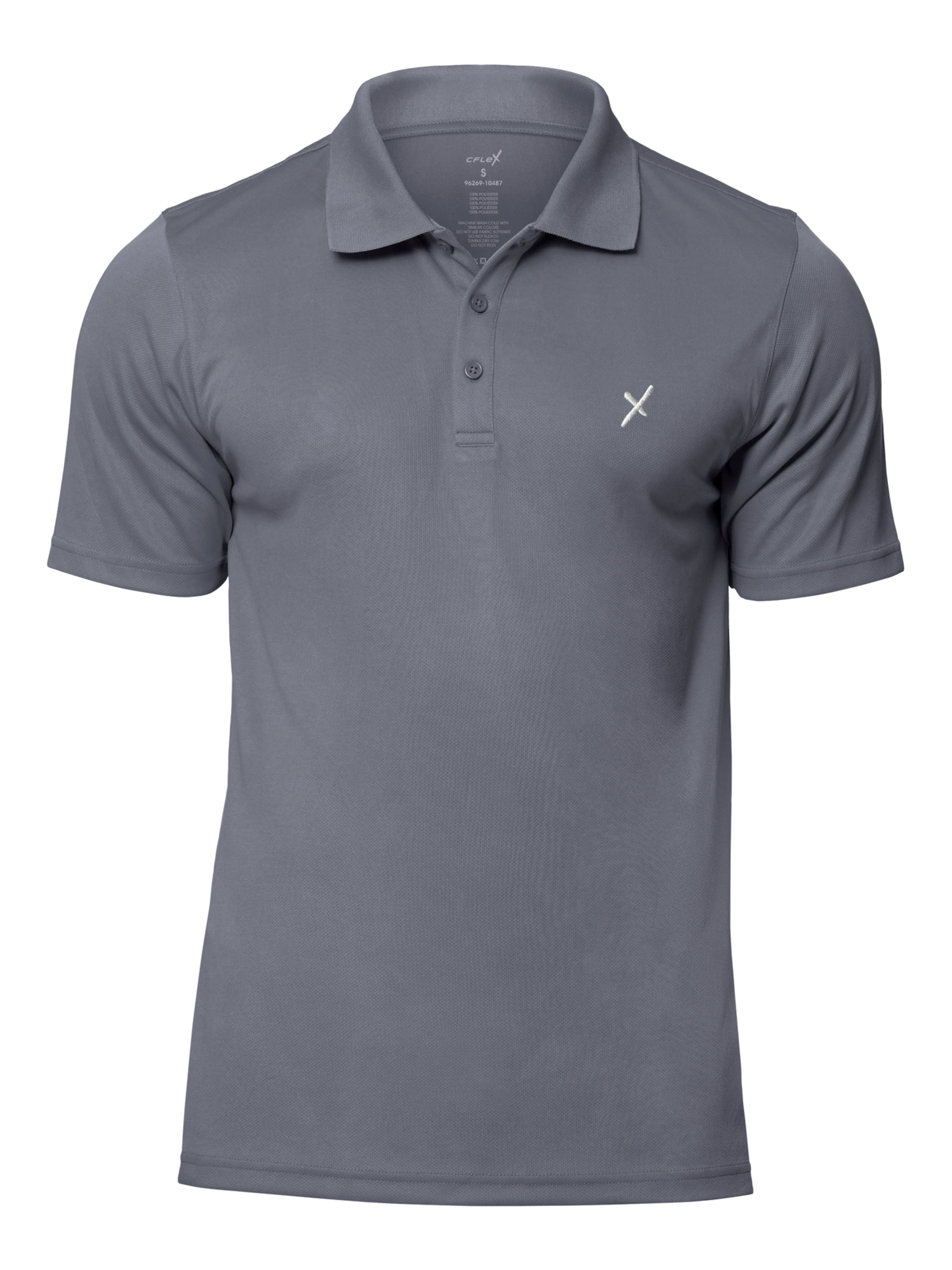 cflex Funktionsshirt 'Sportswear Collection' in Grau: Vorderseite