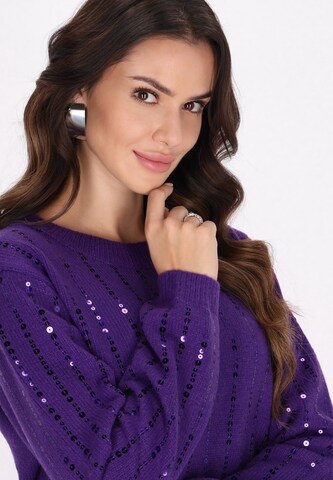 Pull-over faina en violet
