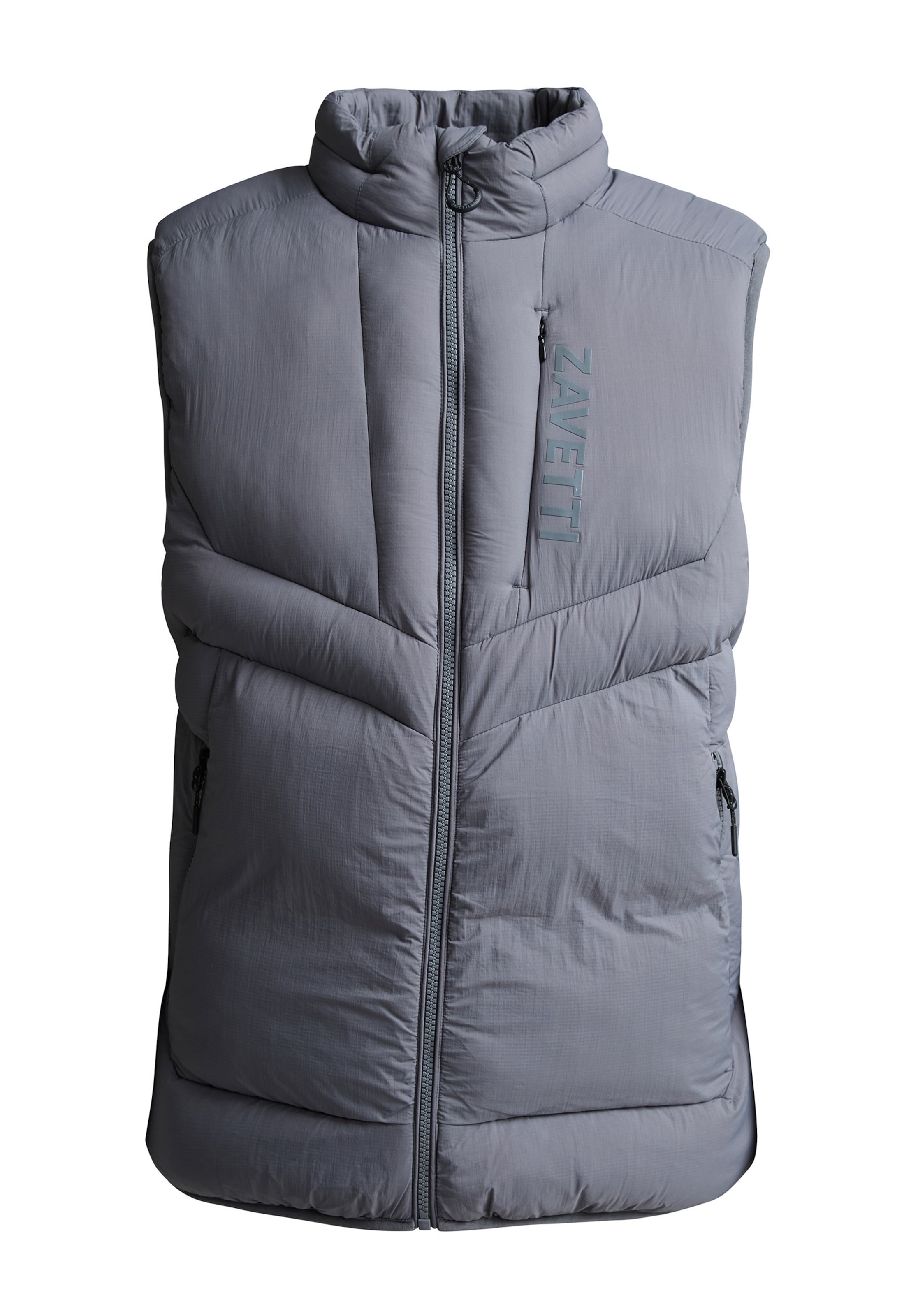 Gilet 'Vanderoni' di Zavetti Canada in grigio: frontale