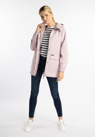 Schmuddelwedda Weatherproof jacket 'Yuka' in Pink
