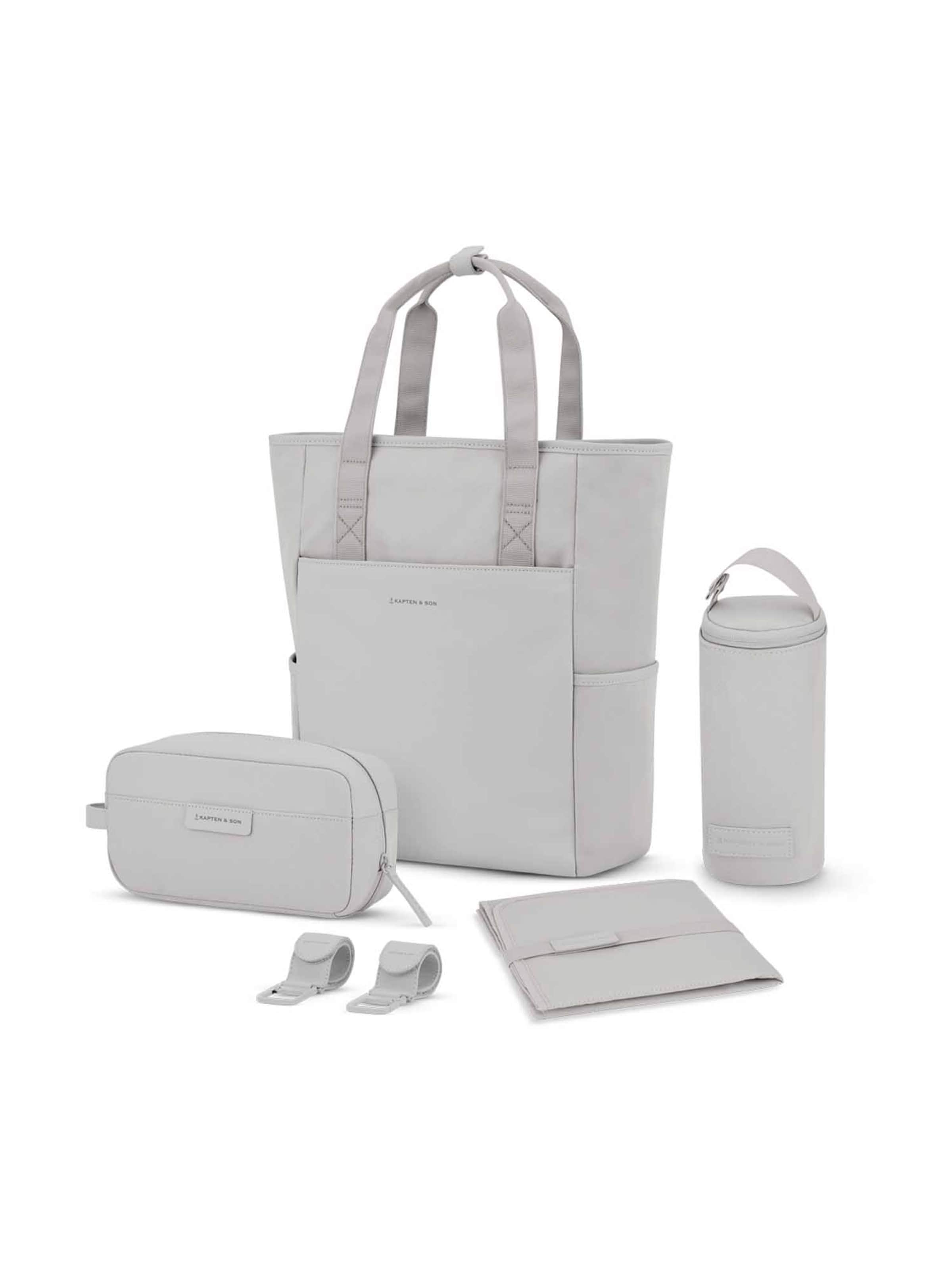 Kapten & Son Раница 'Lindby Diaper' в сиво: отпред