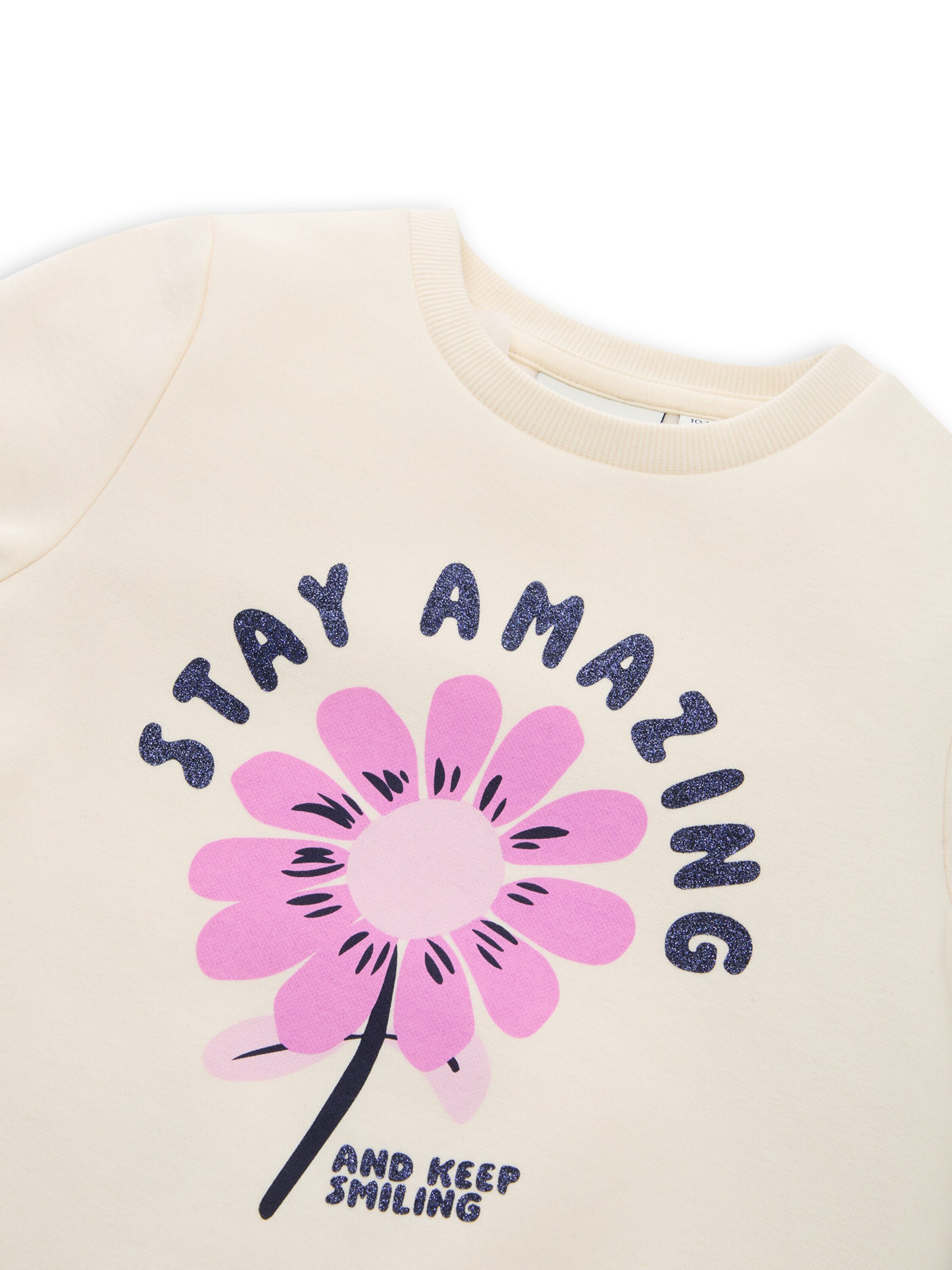 TOM TAILOR Sweatshirt in White