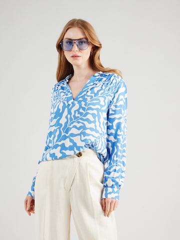 s.Oliver Blouse in Blauw: voorkant