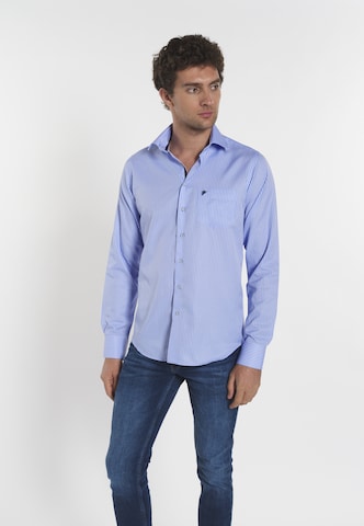 Regular fit Camicia 'Alexander' di DENIM CULTURE in blu: frontale