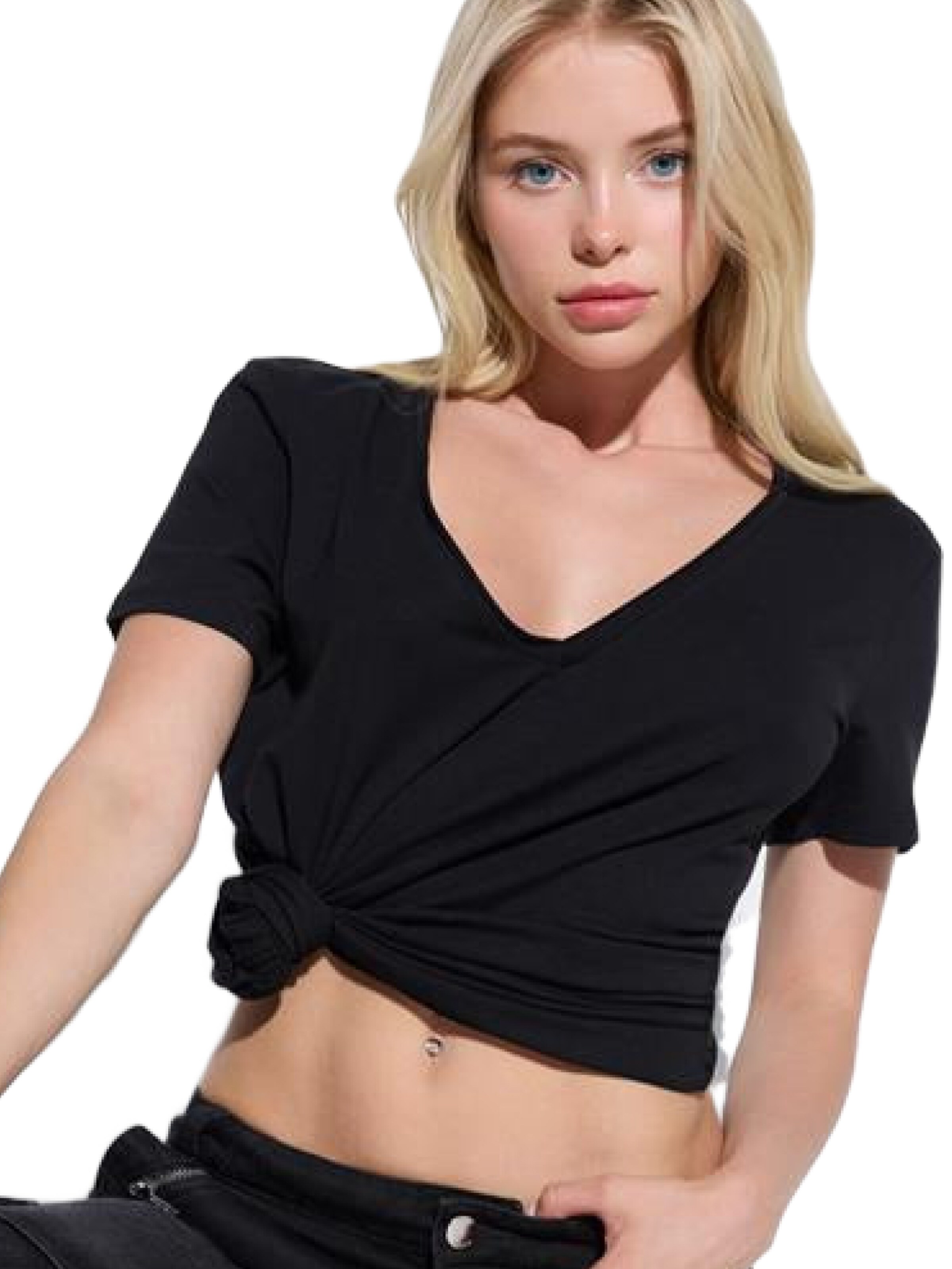 No Matter What Shirt in Zwart