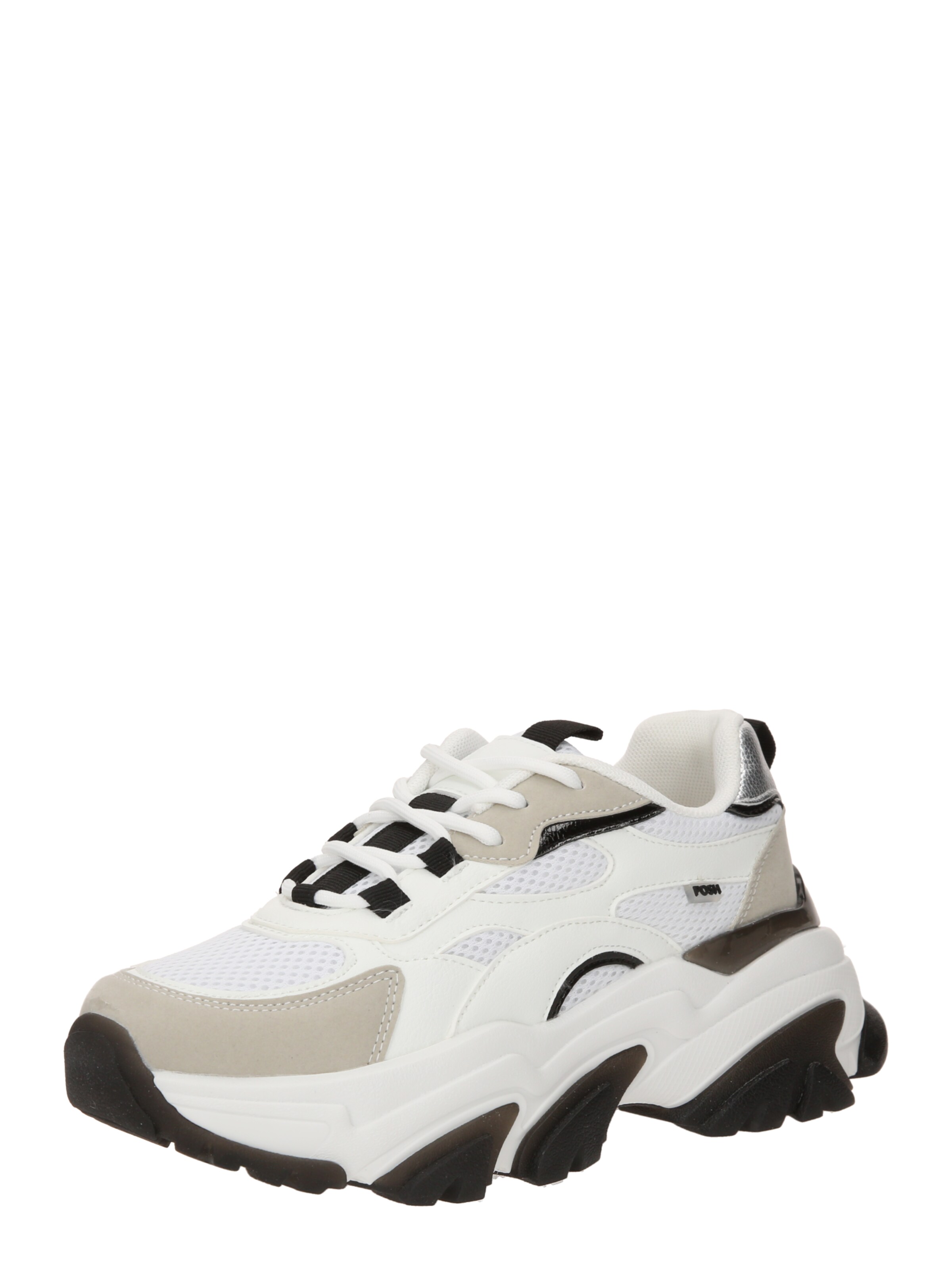 POSH by Poelman Platform trainers in Grey: front