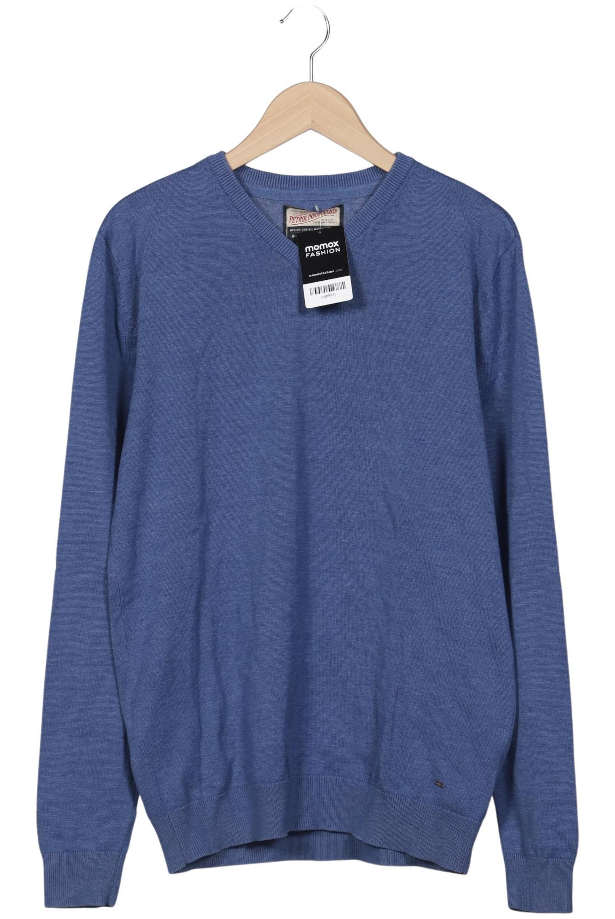 Petrol Industries Sweater & Cardigan in XL in Blue: front