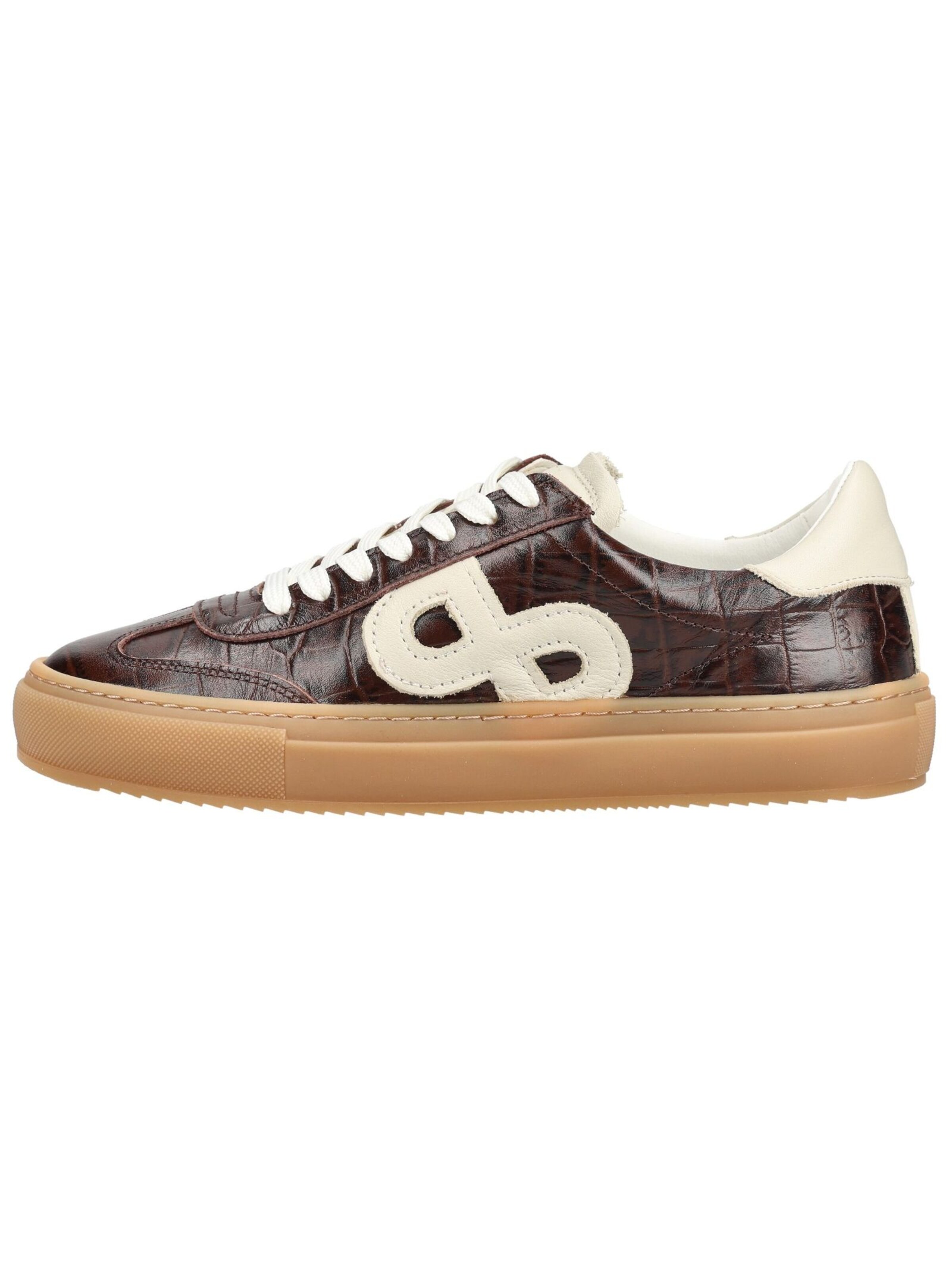 PAVEMENT Sneakers laag 'Kohia Croco' in Bruin