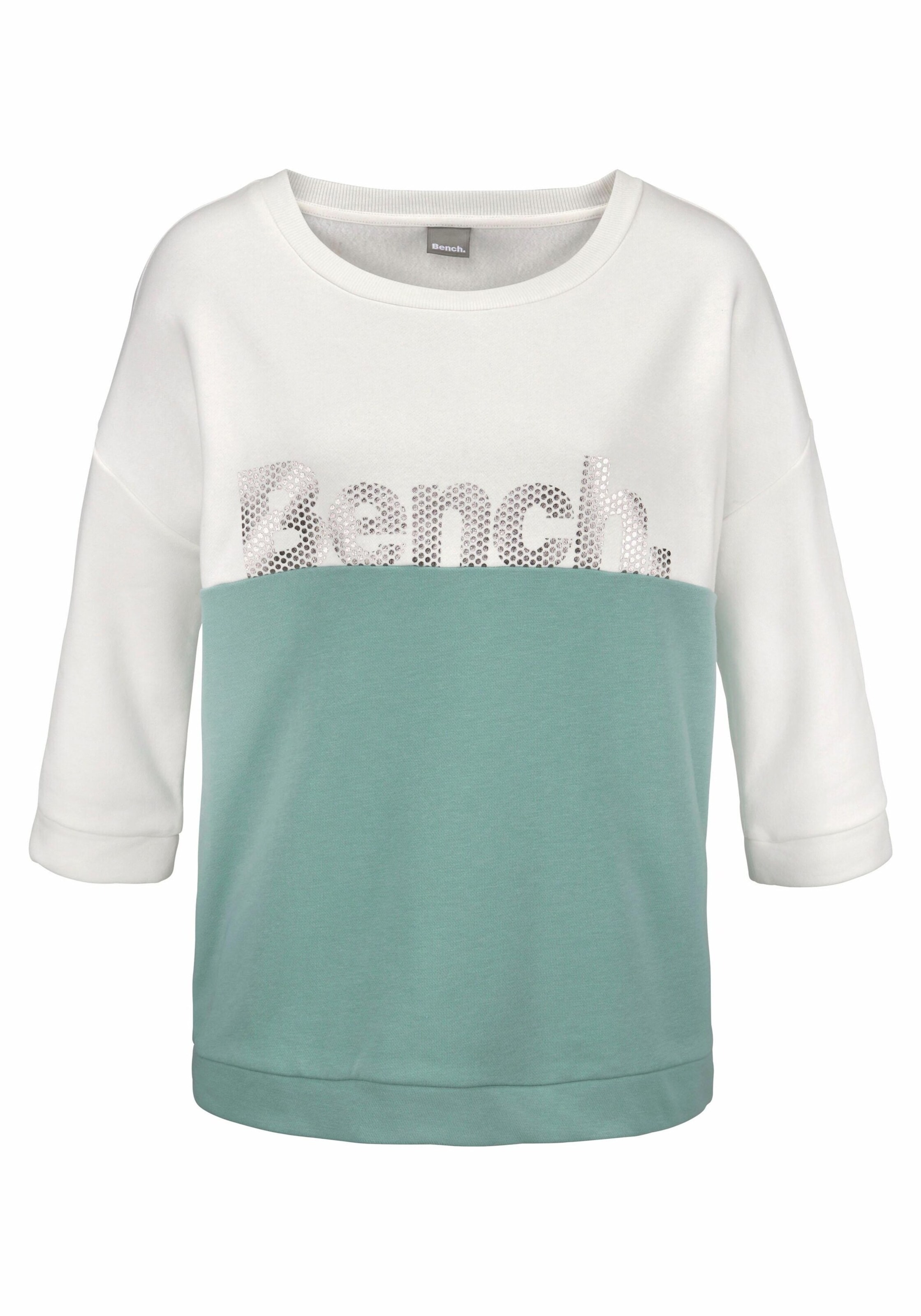 BENCH Sweatshirt in Green: front