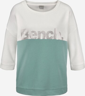 BENCH Sweatshirt in Grün: Vorderseite