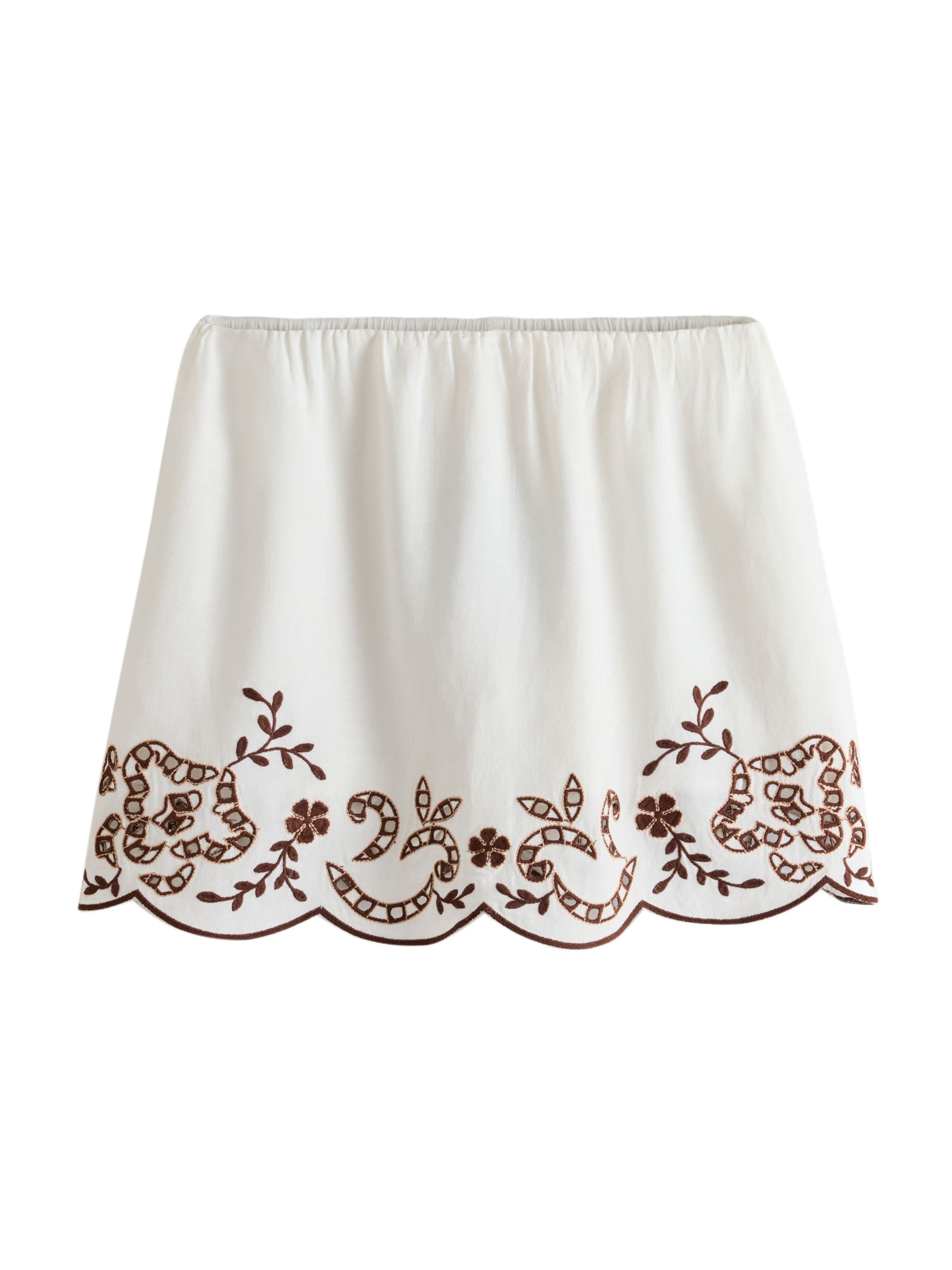 Next - Falda en blanco: frente