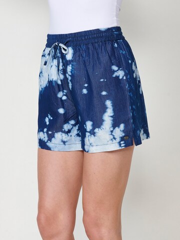 KOROSHI Regular Trousers in Blue